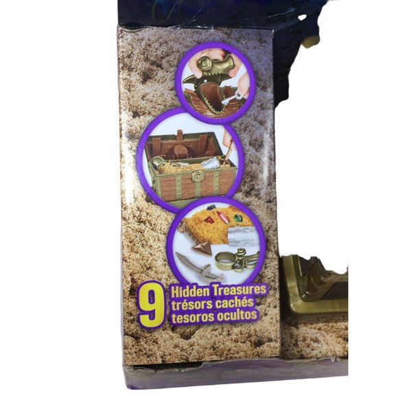 Kinetic Sand Treasure Hunt Activity Set 9 Surprise Discoveries Sensory Toys - Picture 3 of 5